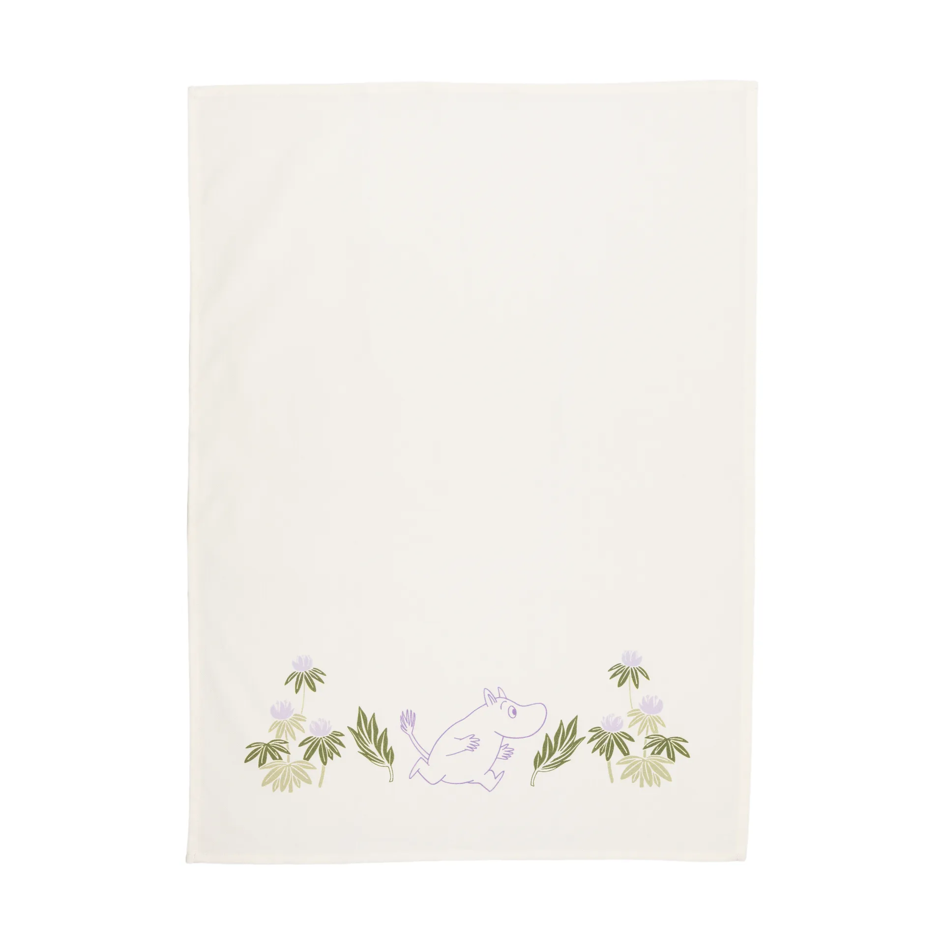 Torchon Mumin 50x70 cm lot de 2, Lila-off-white Moomin Arabia