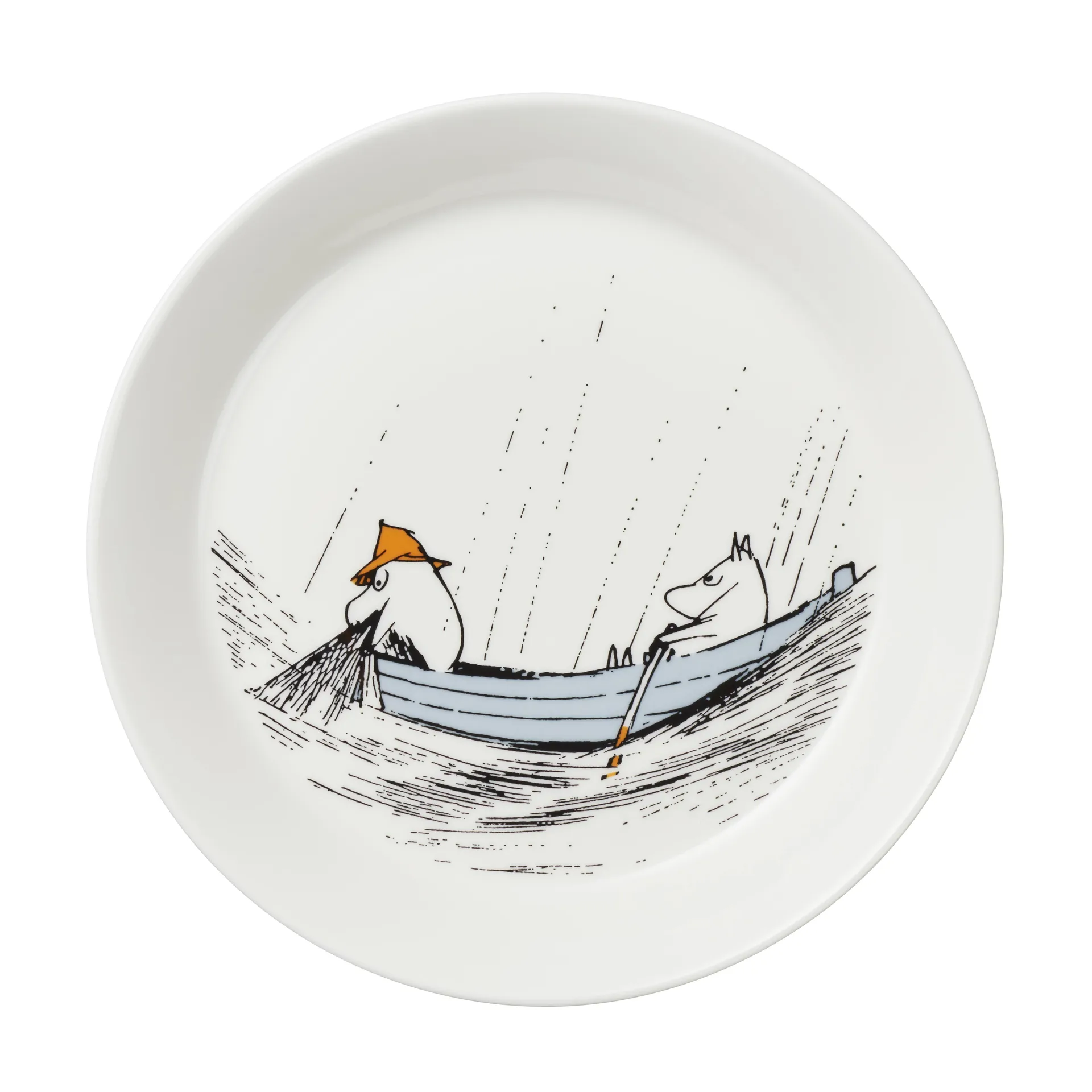 True to its origins Assiette Moomin 2017, blanc Moomin Arabia