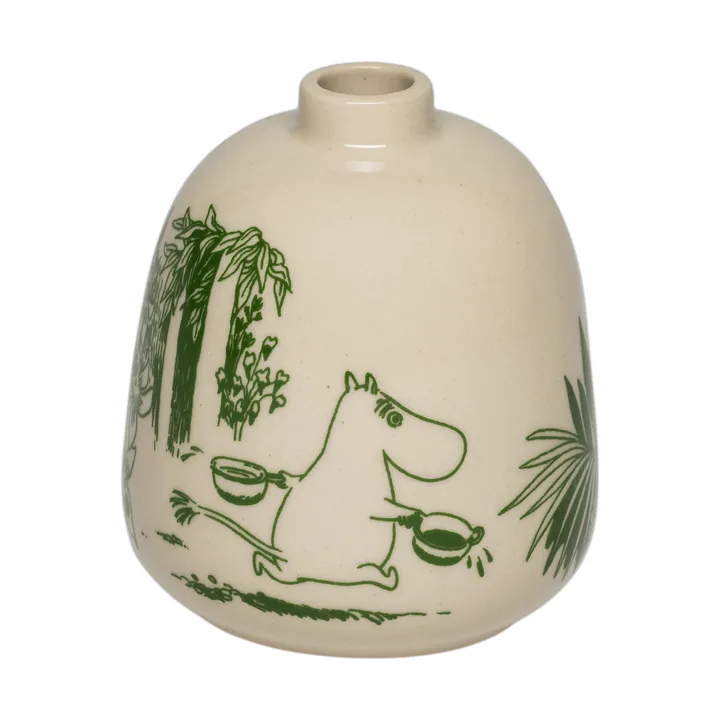 Vase Forêt mystérieuse Moomin - Grön, 8,3 cm - Moomin Arabia