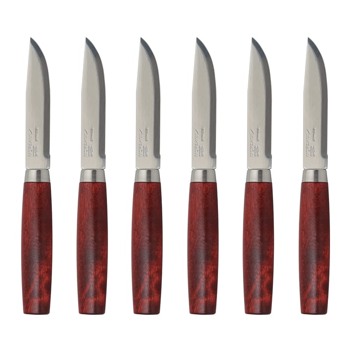 Morakniv Classic Steak Knife Lot de 6 - Rouge - Morakniv