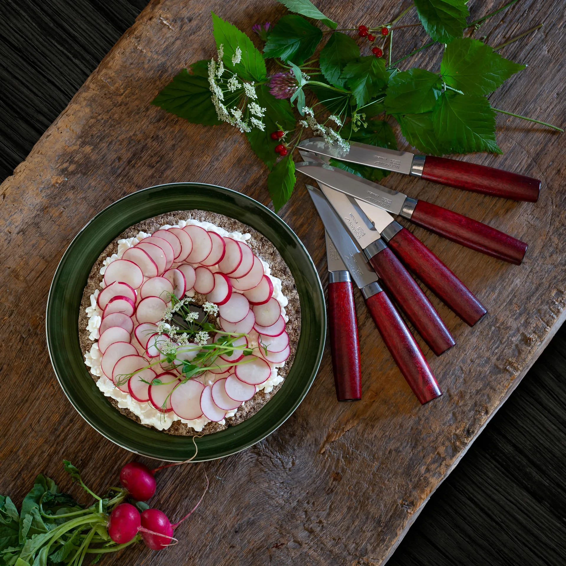 Morakniv Classic Steak Knife Lot de 6, Rouge Morakniv