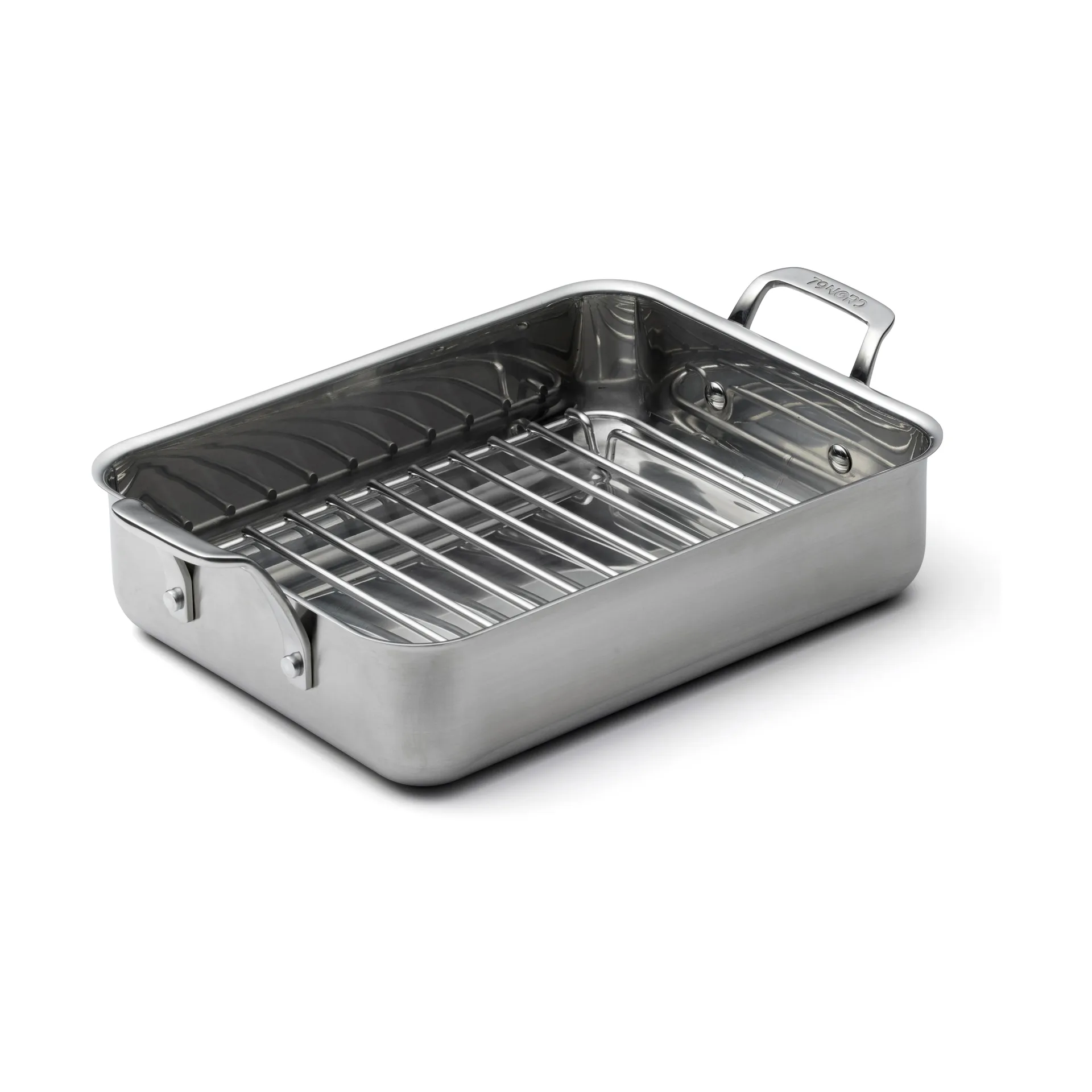 Plat à four avec grille 79NORD 40x25x10 cm, Acier inoxydable Morsø