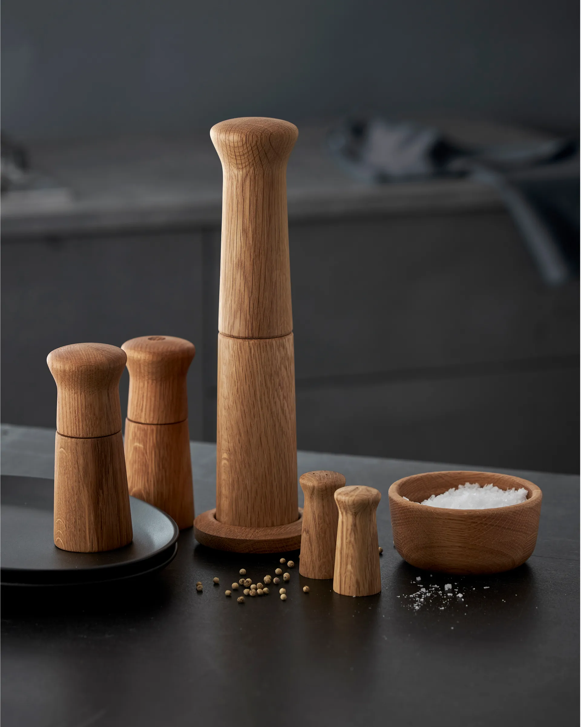 Salière et poivrière Kit, Chêne Morsø