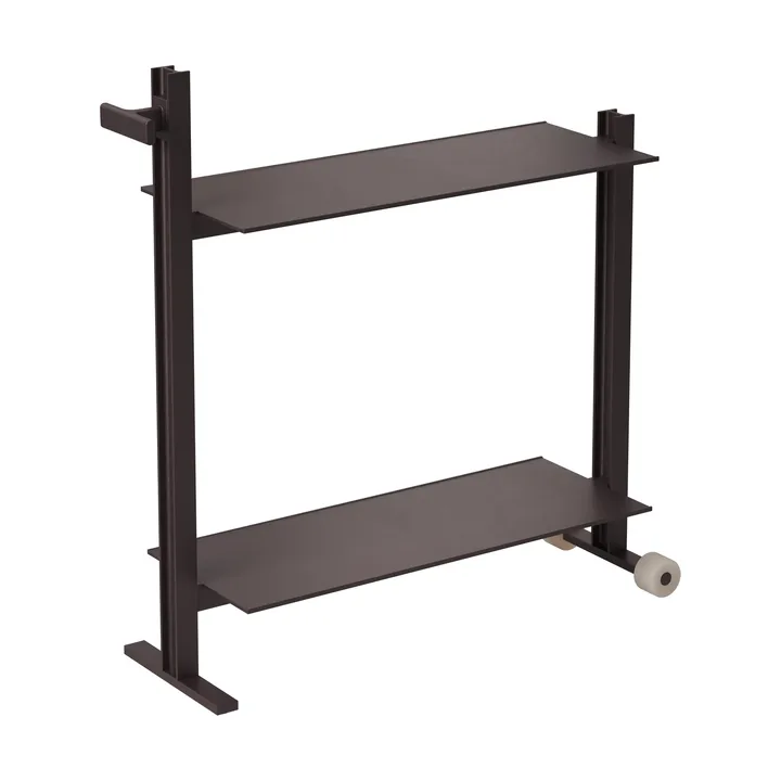 Chariot de service Museum Trolley - Marron foncé, 74,5x77,5x24 cm - Museum