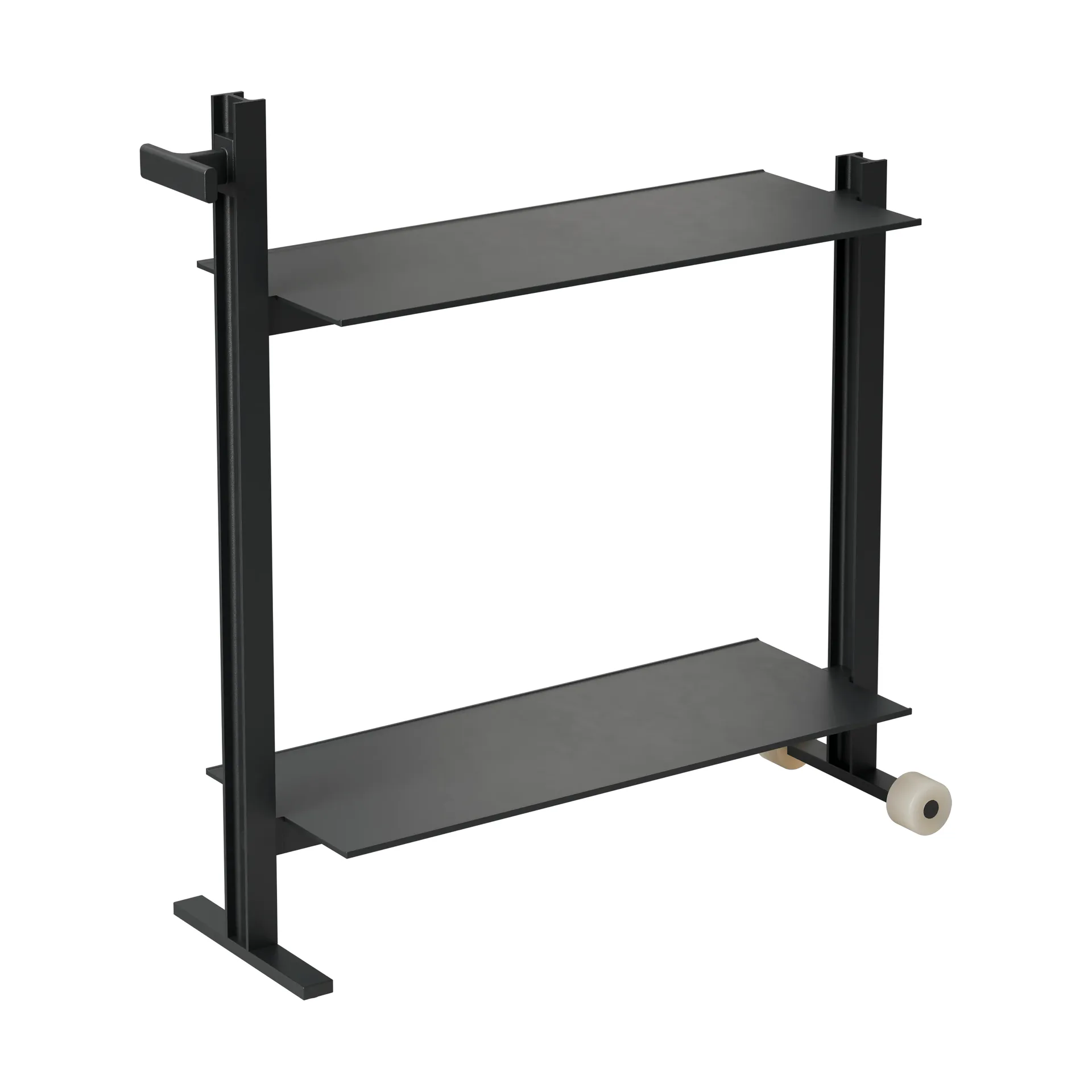 Chariot de service Museum Trolley, Noir, 74,5x77,5x24 cm Museum