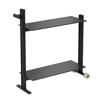 Chariot de service Museum Trolley - Noir, 74,5x77,5x24 cm - Museum