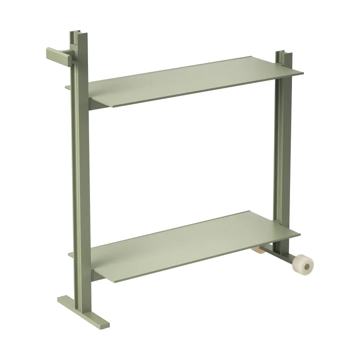 Chariot de service Museum Trolley - Vert, 74,5x77,5x24 cm - Museum