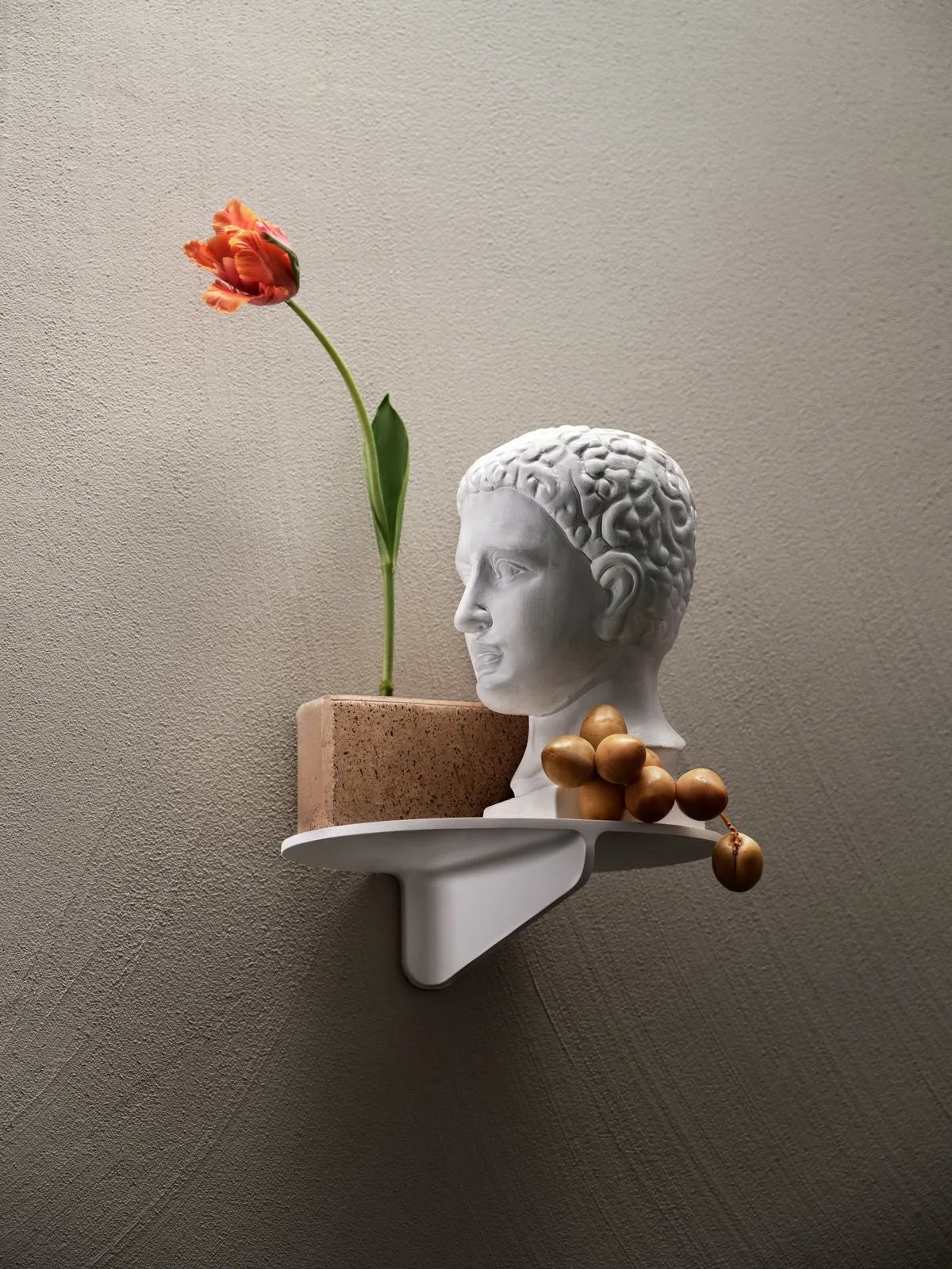 Étagère murale Museum NM&.045, Noir Museum