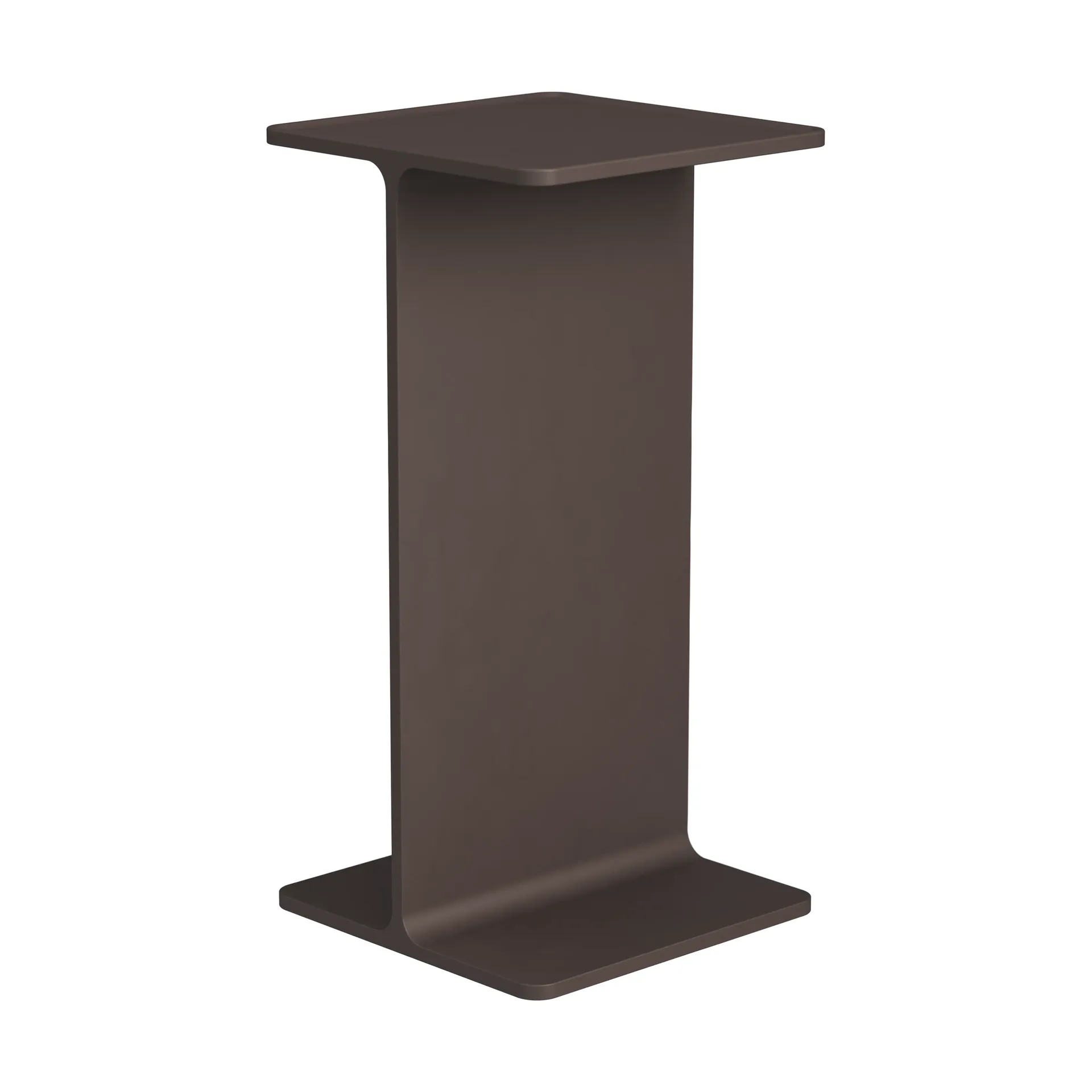 Piedestal Museum Pedestal, Marron foncé, 15x15x30 cm Museum