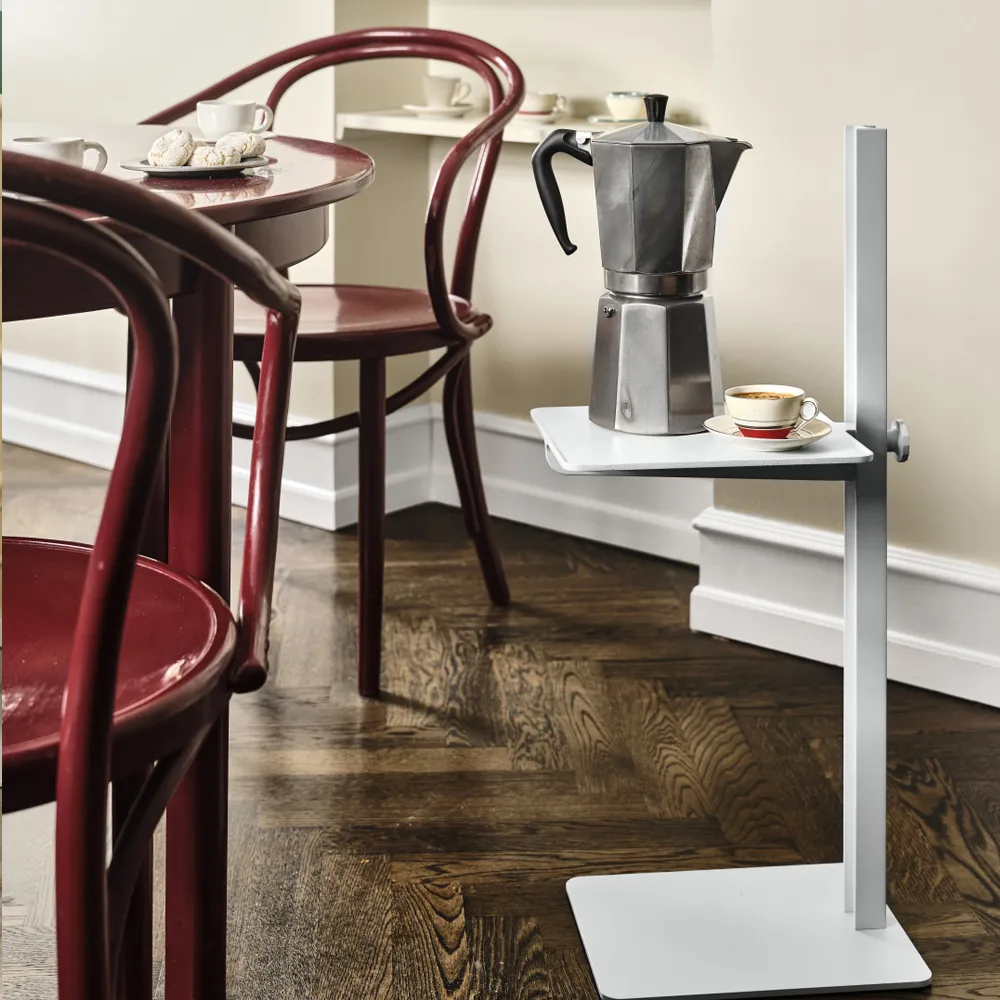 Table d'appoint Museum, aluminium Museum