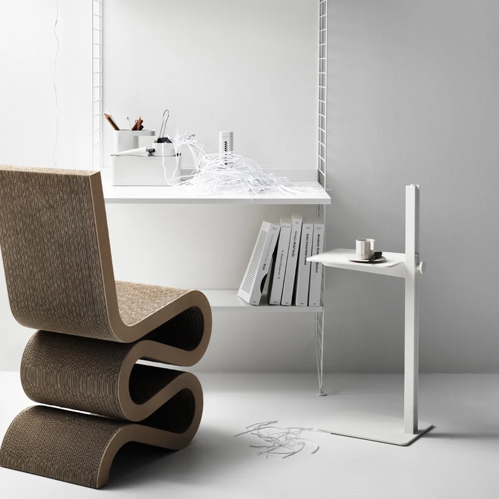 Table d'appoint Museum, blanc Museum