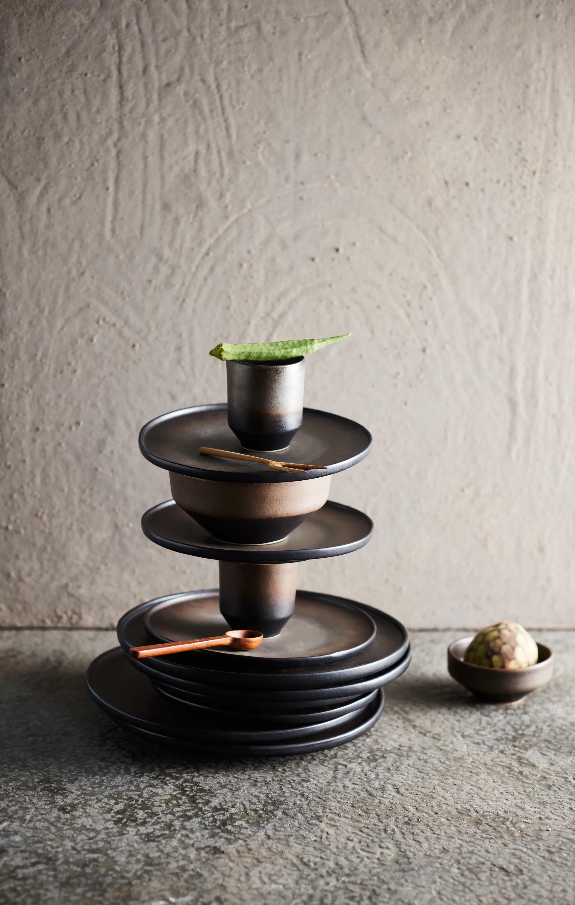 Assiette Ceto Ø27,5 cm, Mocha MUUBS