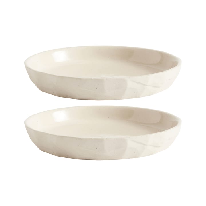 Assiette Kuri Ø16 cm lot de 2 - Sand - MUUBS