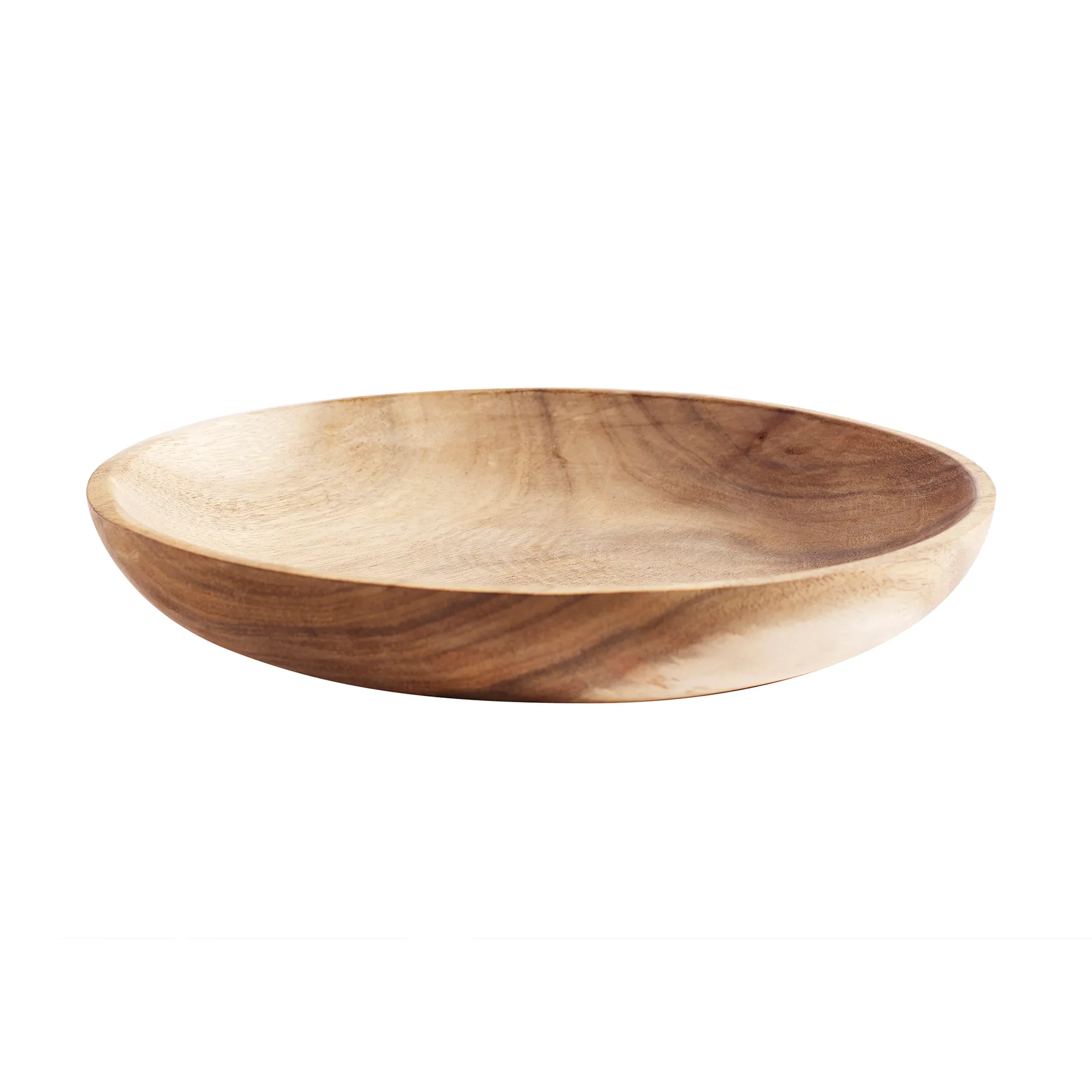 Assiette Muubs teak 18cm, Nature MUUBS