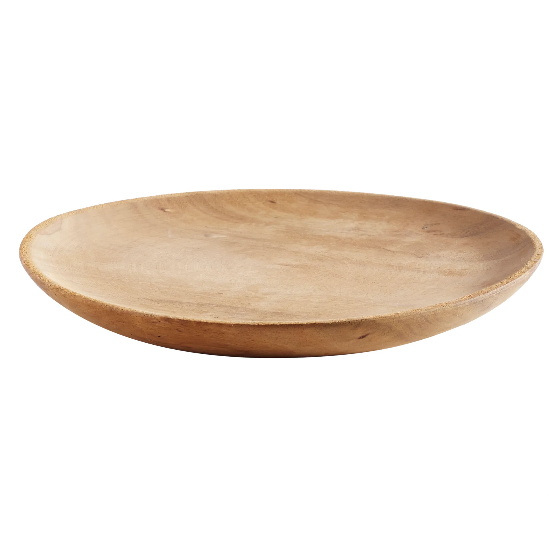 Assiette Muubs teak 26cm, Nature MUUBS