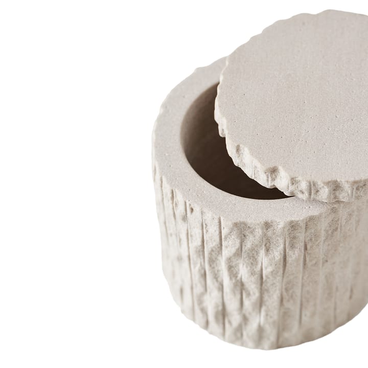 Bocal avec couvercle Kama Ø9,5 cm, Sable MUUBS