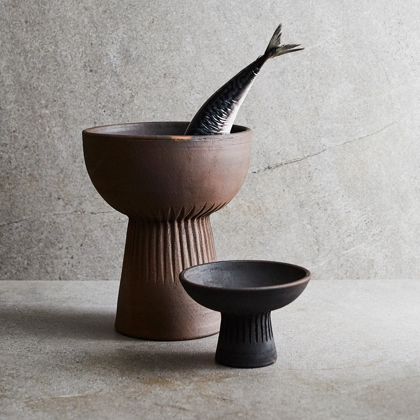 Bol sur pied Fire S, Marron MUUBS