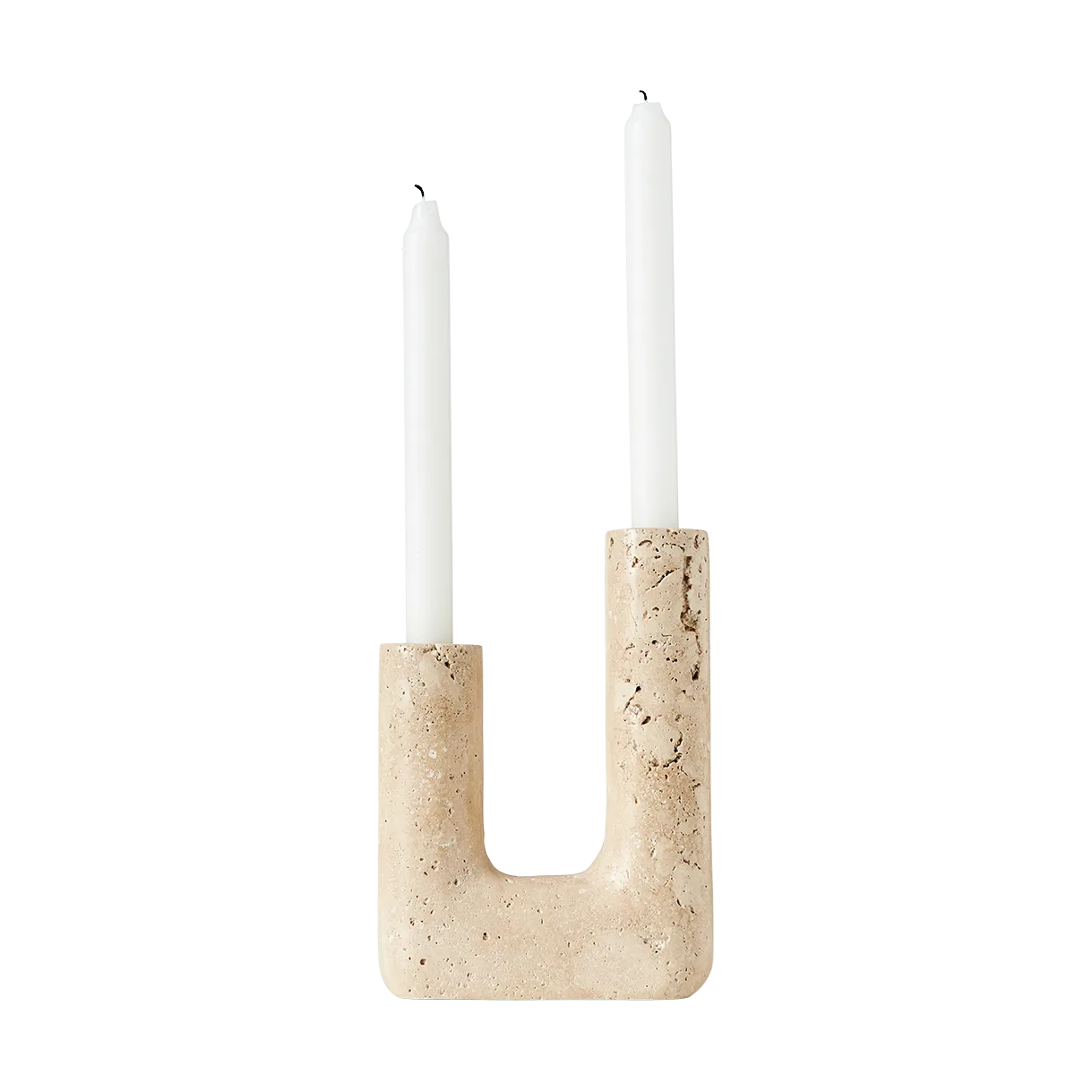 Bougeoir Minerva 20 cm, Crème MUUBS