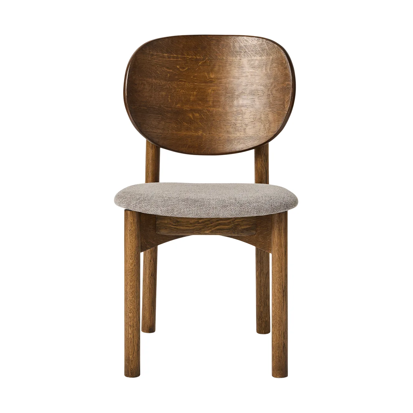 Chaise Oka, Chêne huilé foncé, grey MUUBS