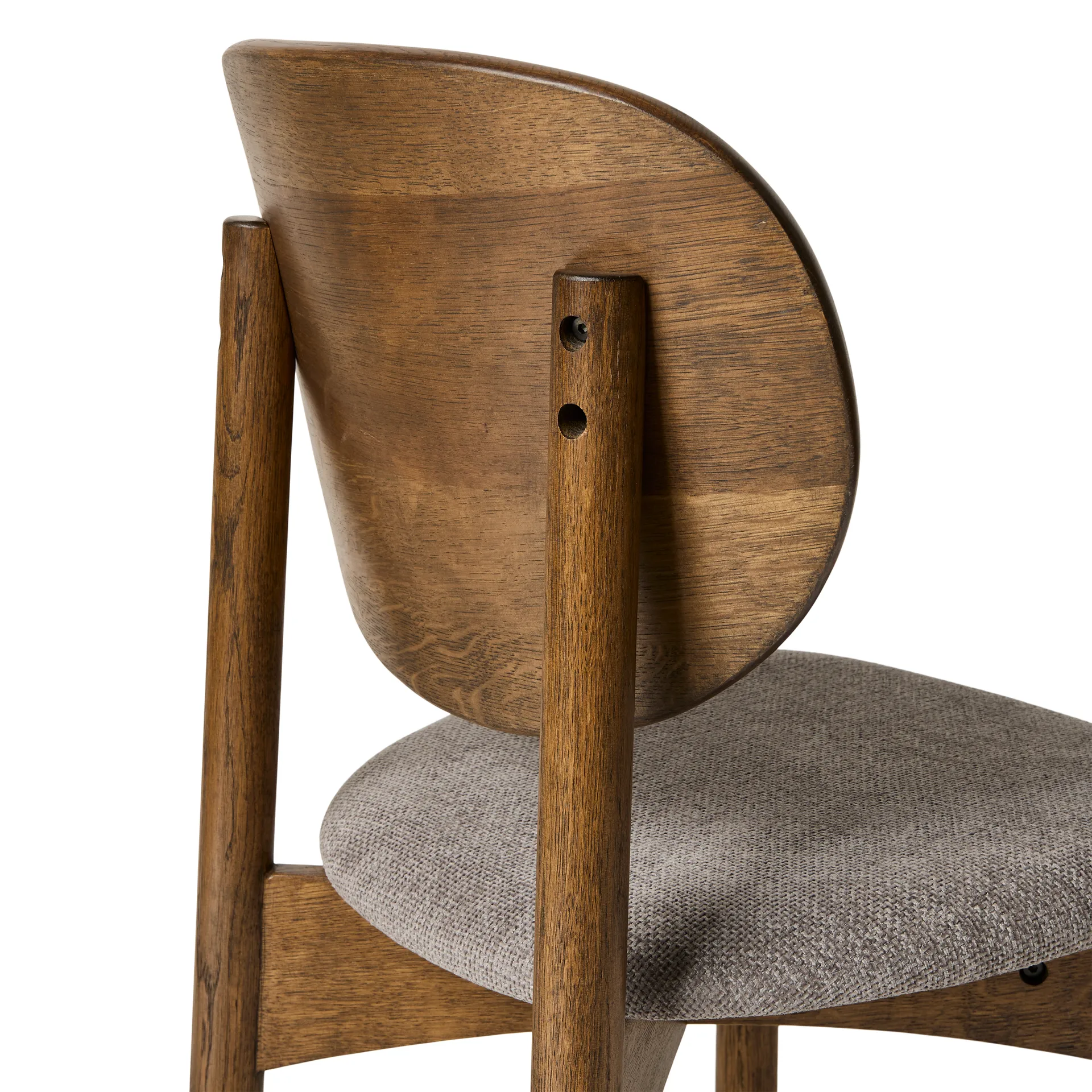 Chaise Oka, Chêne huilé foncé, grey MUUBS