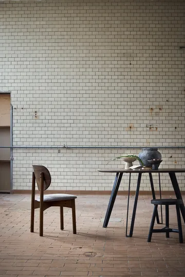 Chaise Oka - Chêne huilé foncé, grey - MUUBS