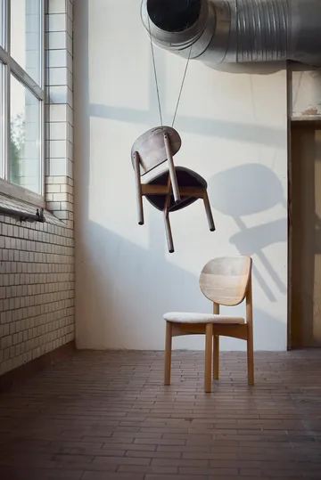 Chaise Oka - Chêne huilé foncé, grey - MUUBS