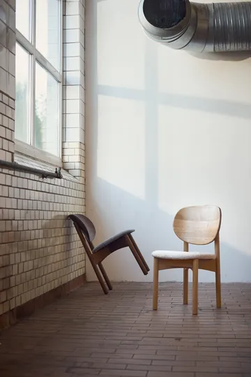 Chaise Oka - Chêne huilé foncé, grey - MUUBS