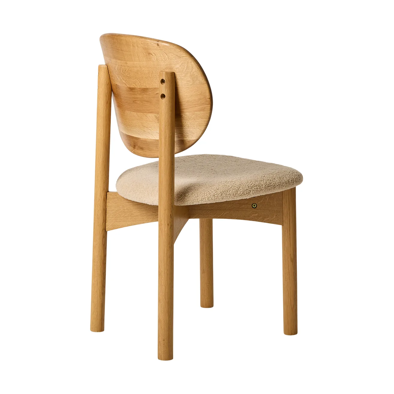 Chaise Oka, Chêne huilé naturel, sable MUUBS