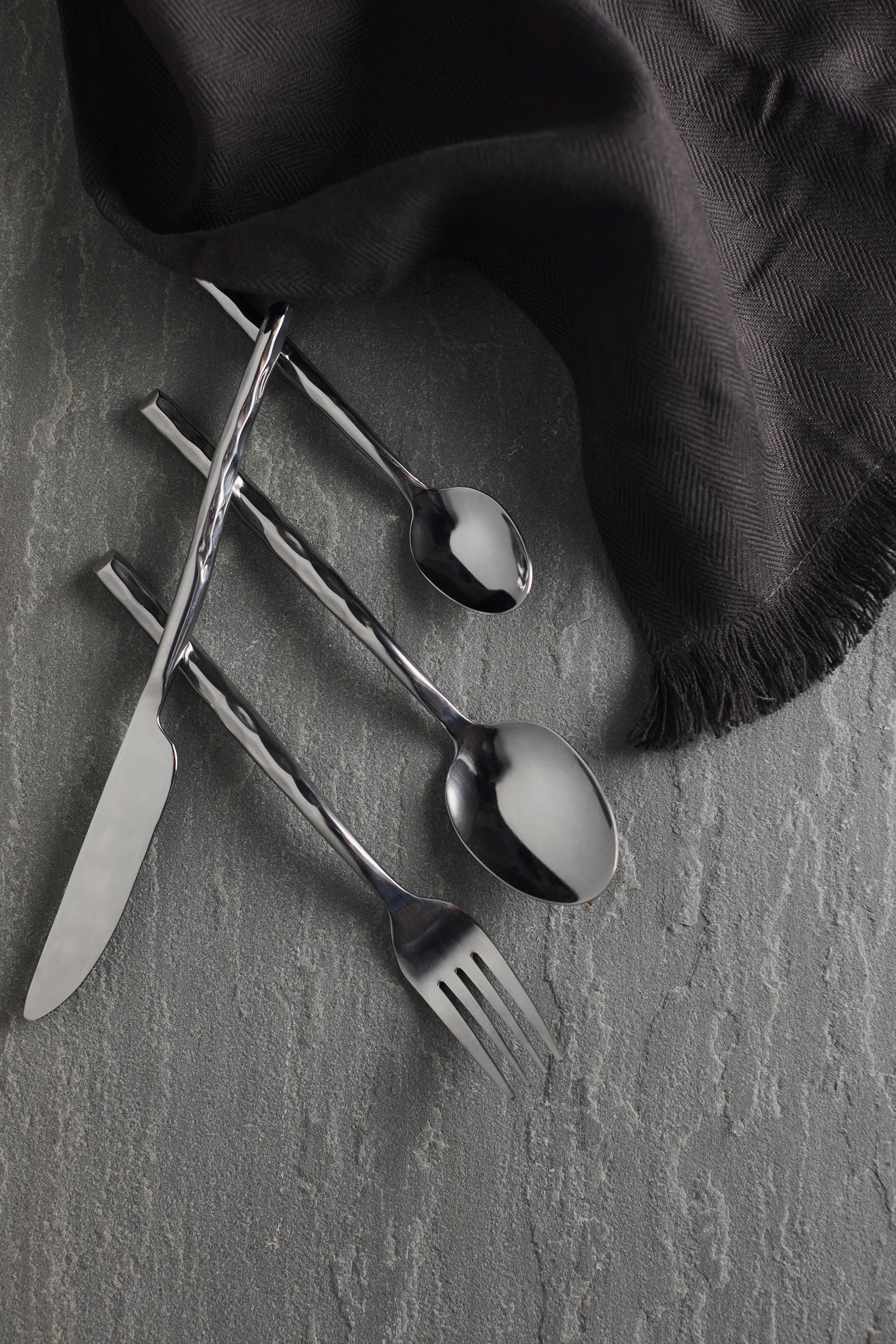 Couverts Uta 16 Pièces, Acier poli MUUBS