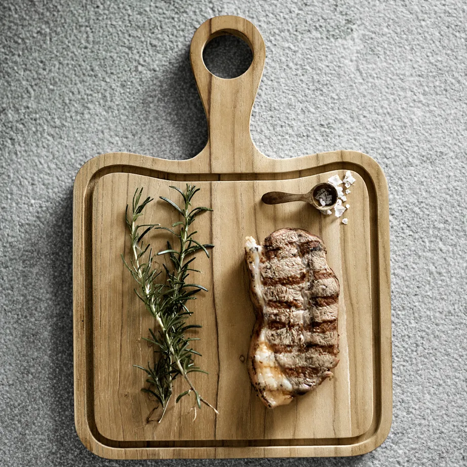 Cuillère à sel Muubs teak Lot de 4, Nature MUUBS