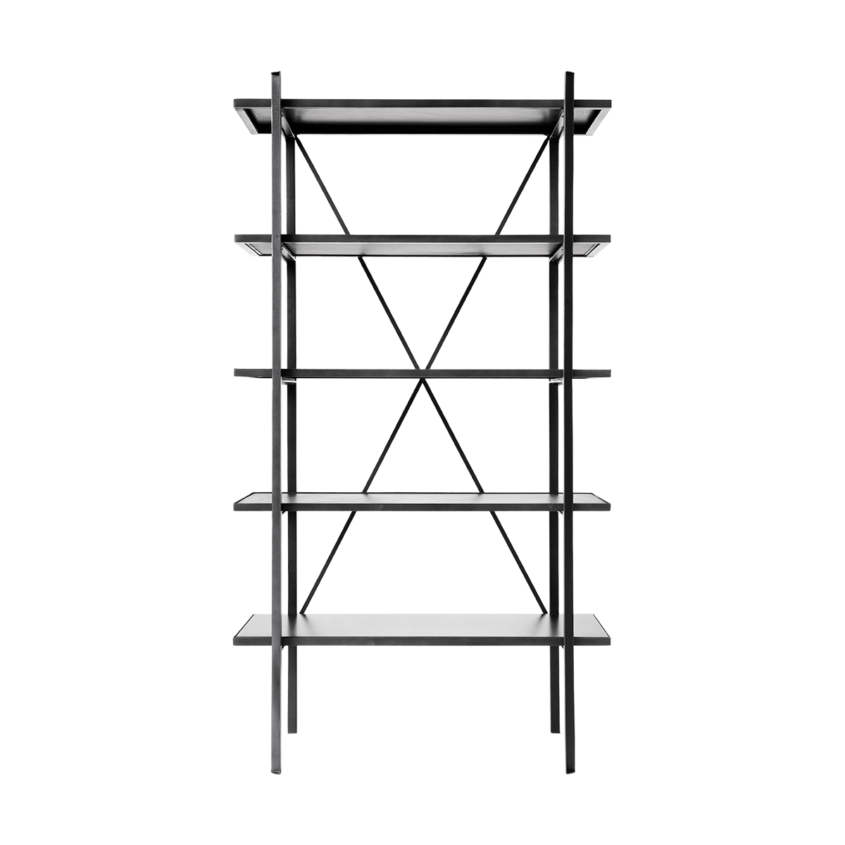 MUUBS Étagère de sol Austin 90x160 cm Noir
