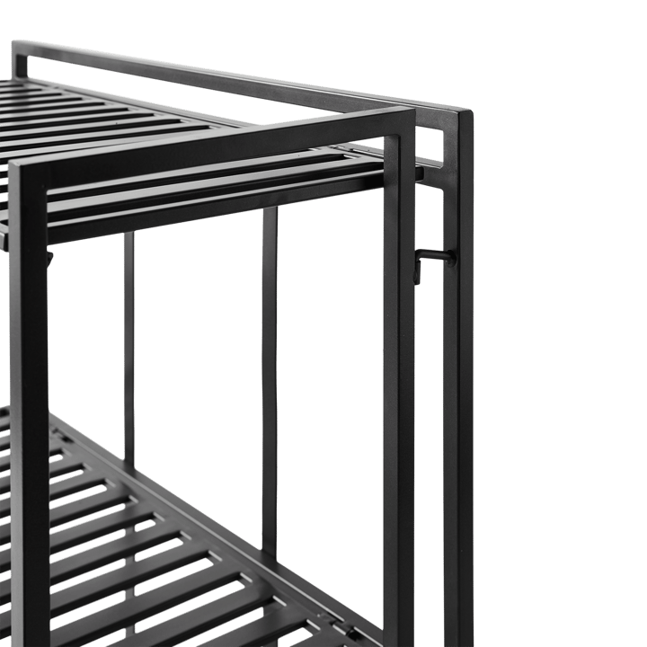 Étagère murale Manhattan Low 65,5x33x79,5 cm, Black MUUBS