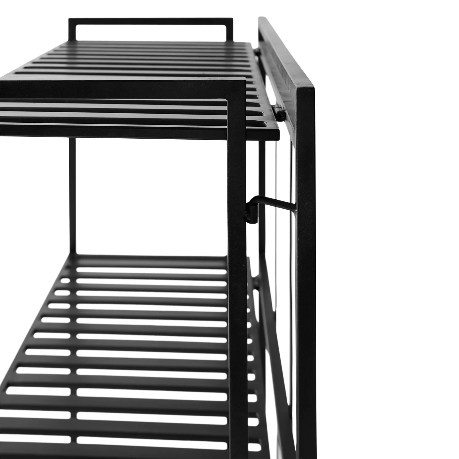 Étagère murale Manhattan Low 65,5x33x79,5 cm, Black MUUBS