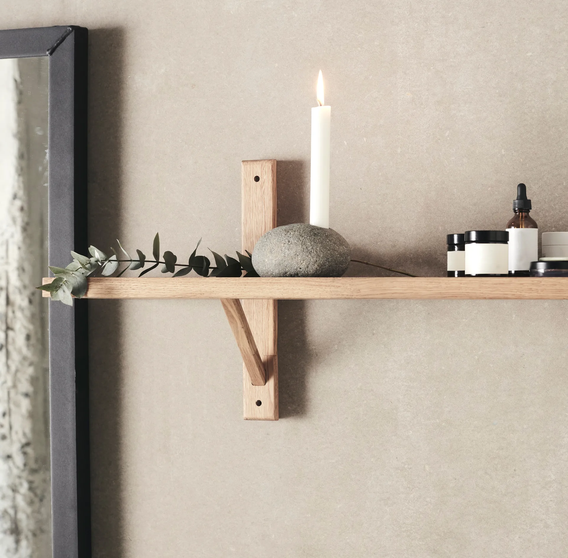 Étagère murale Toronto 93 cm, Chêne huilé naturel MUUBS