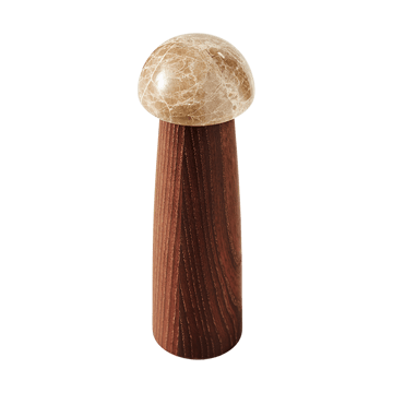 Moulin à sel et à poivre Yami M - Frêne carbonisé-marbre - MUUBS