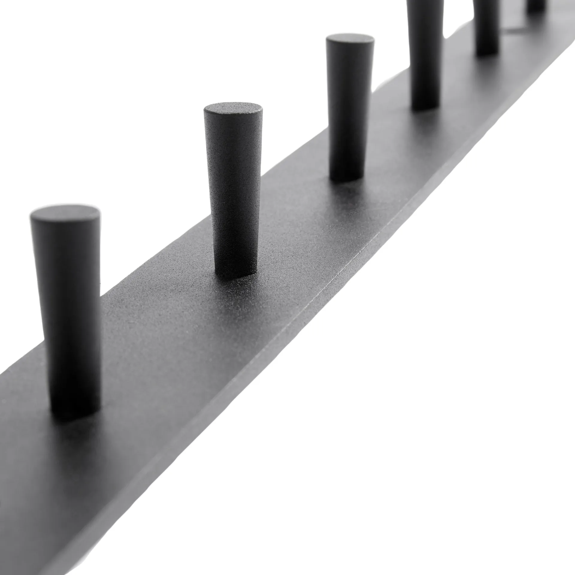 Patère à crochets Atlanta 70 cm, Noir MUUBS