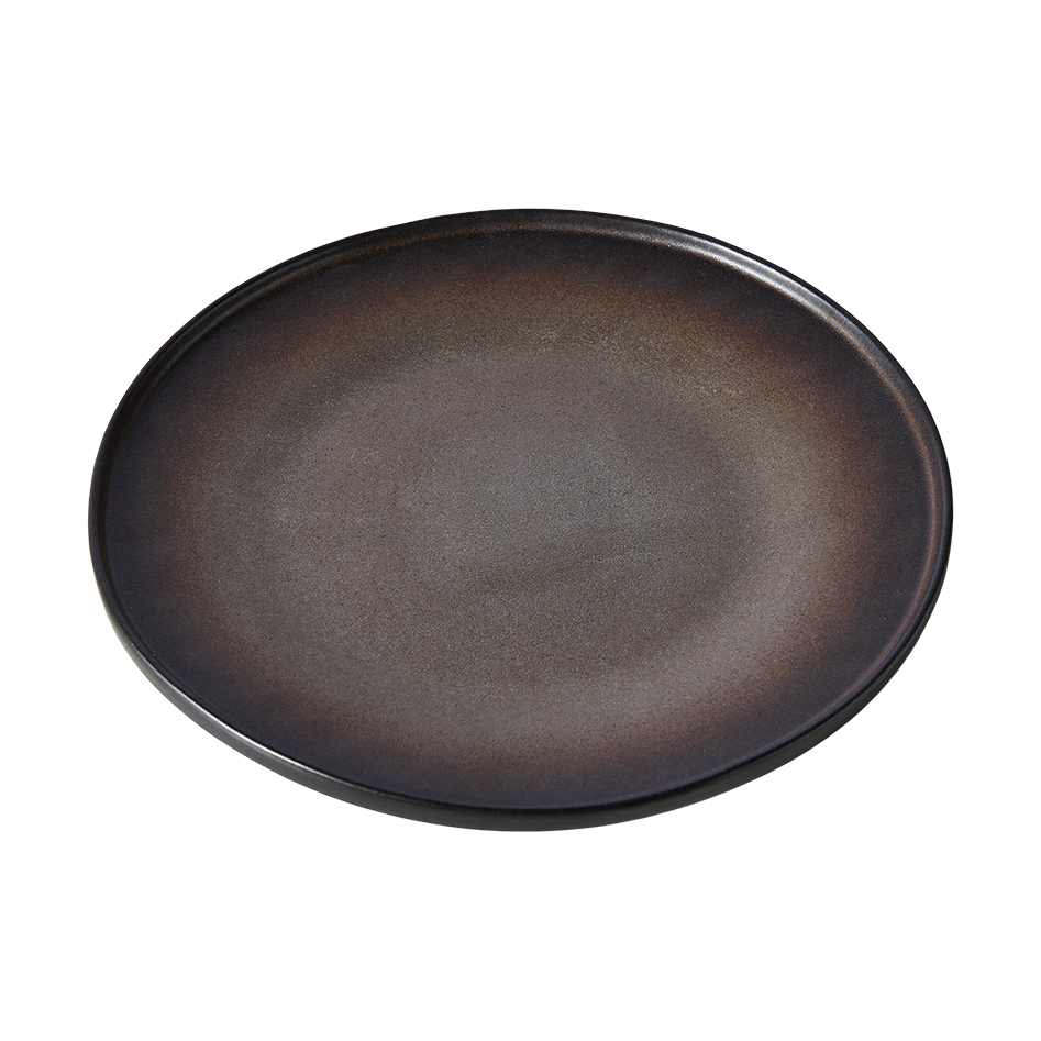 MUUBS Petite assiette Ceto 22 cm Mocha | Design Scandinave | Assiettes à dessert | Marron