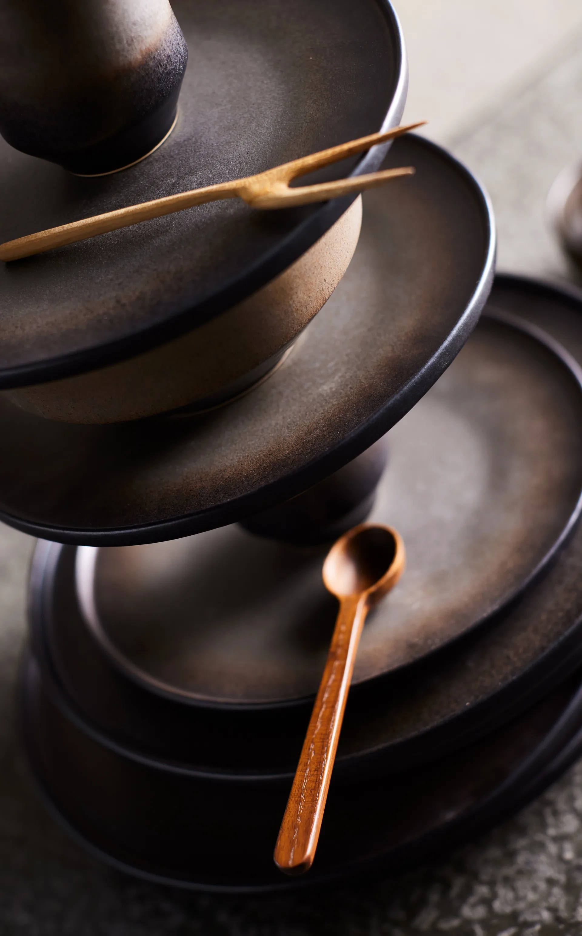 Petite assiette Ceto Ø22 cm, Mocha MUUBS