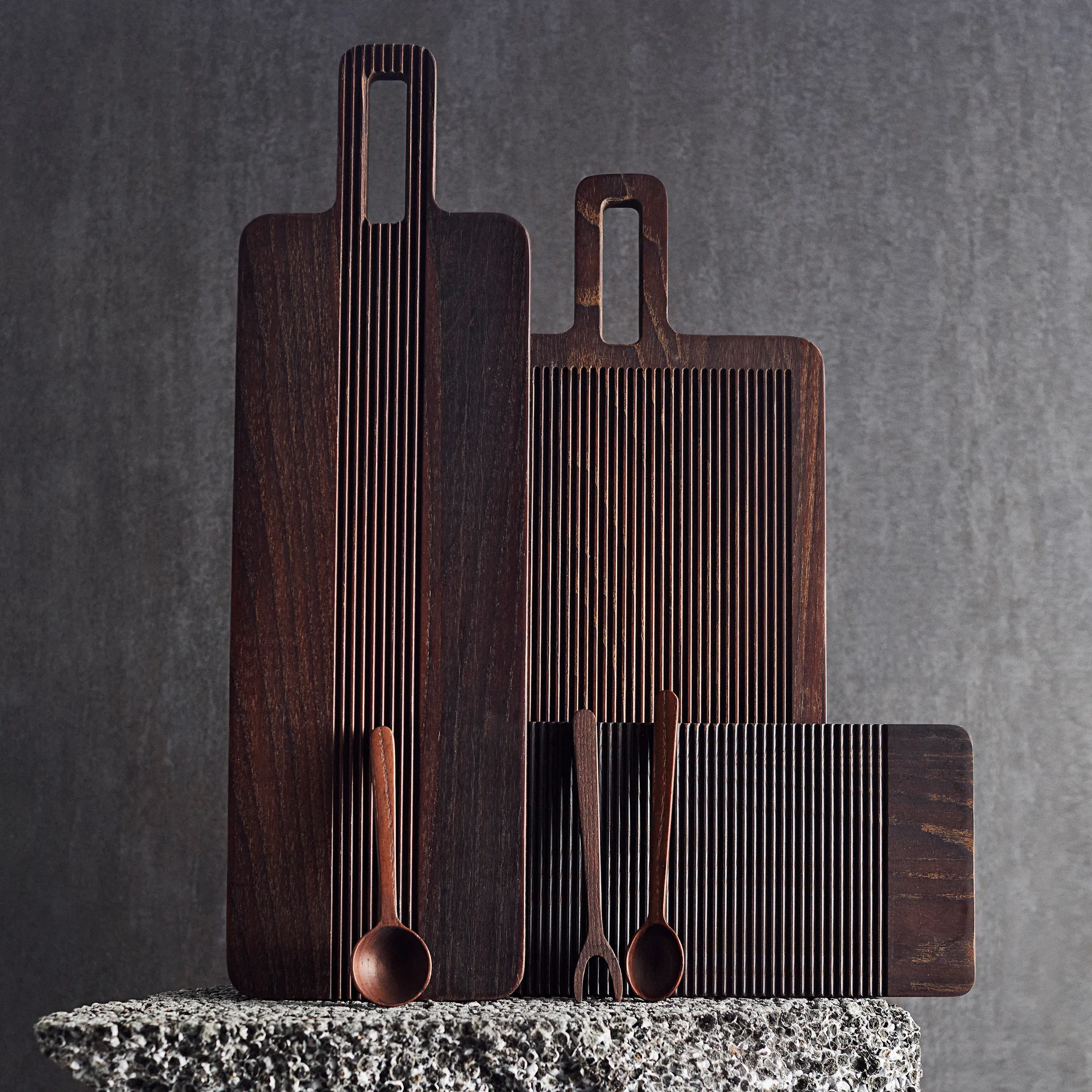 Plateau Yami 14x26,5 cm, Marron MUUBS