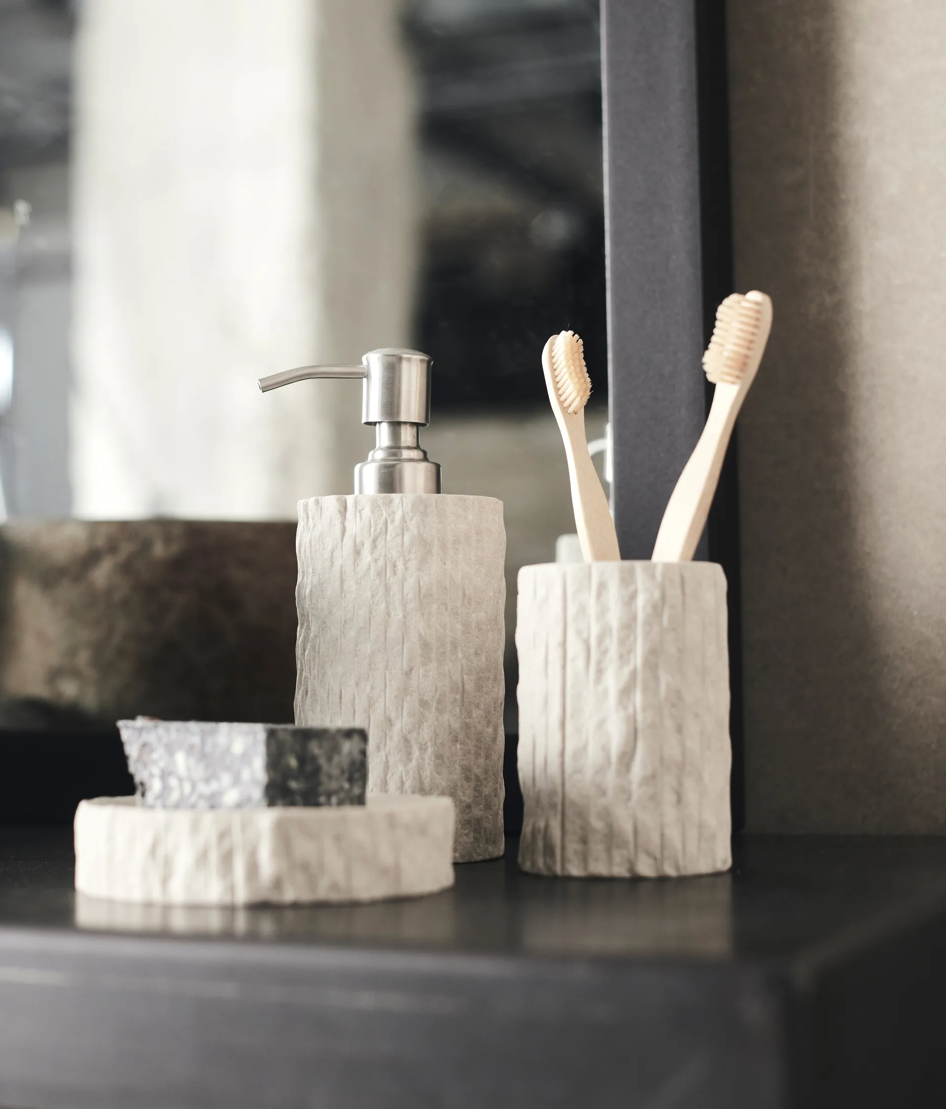 Porte-brosse à dents Kama, Sable MUUBS