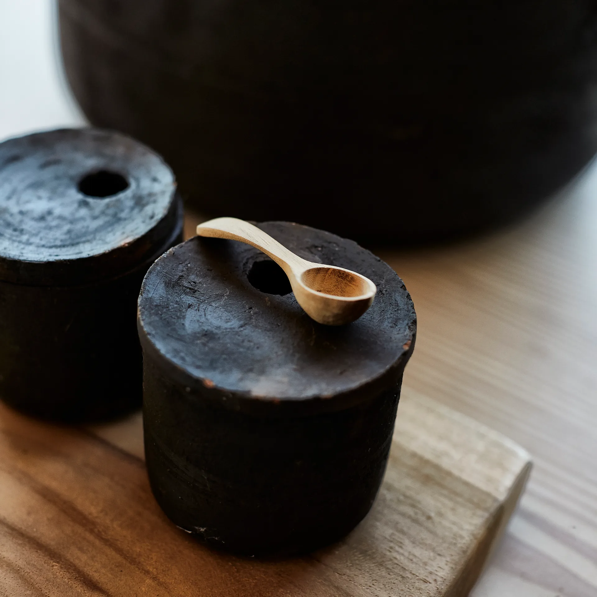 Pot à poivre et sel Hazel, Marron MUUBS