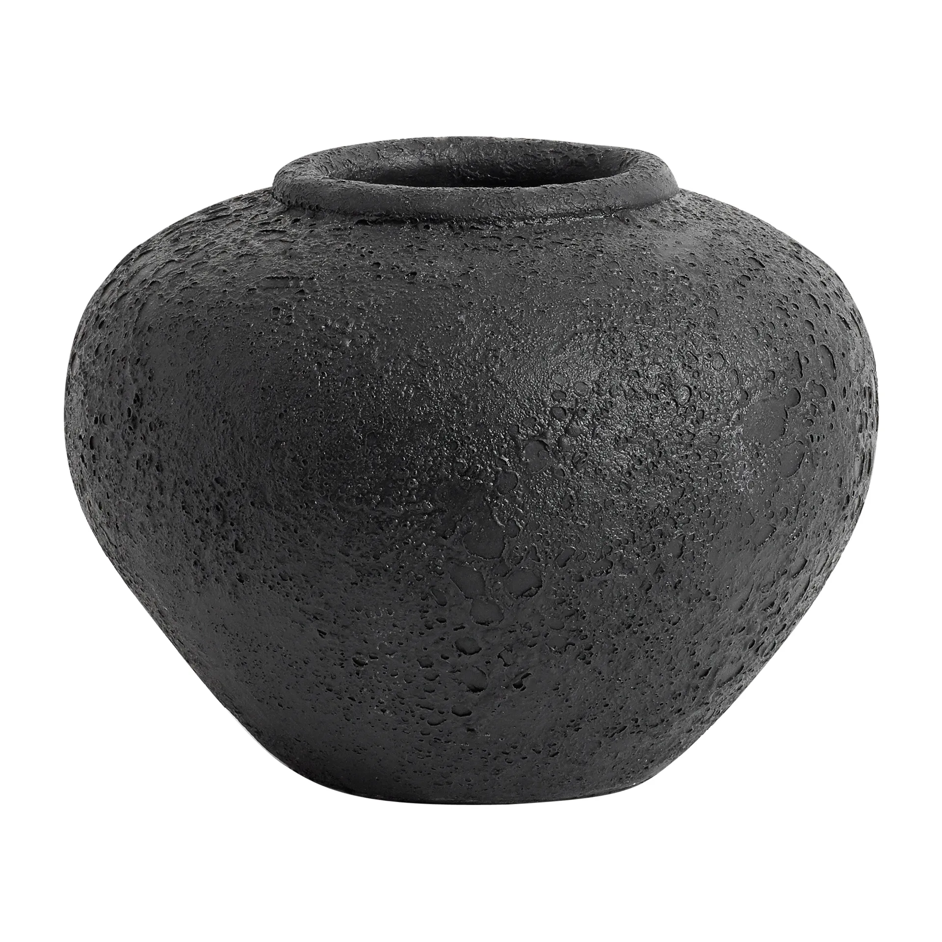 Pot Luna Ø25 cm, Noir MUUBS