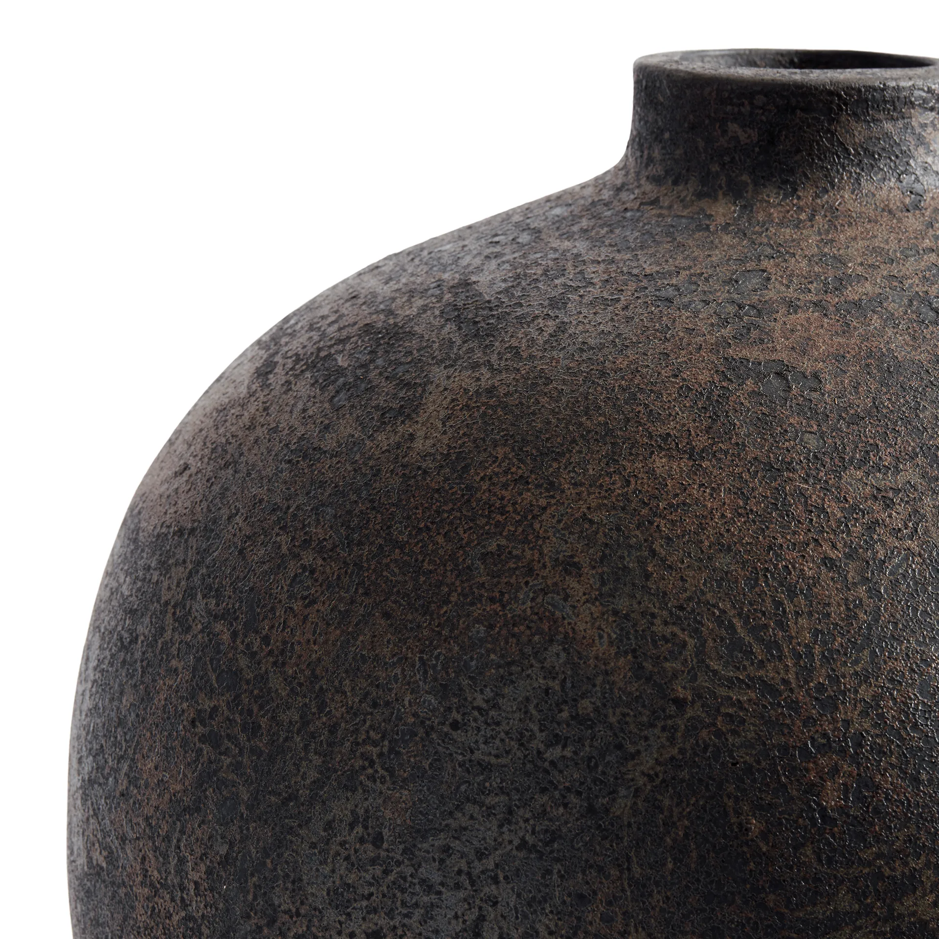 Pot-Vase Memory 60 cm, Terre cuite brune/grise MUUBS