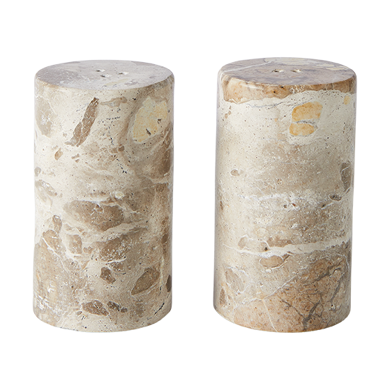 MUUBS Salière et poivrière Vita Seashell | Design Scandinave | Salières & poivrières | Beige