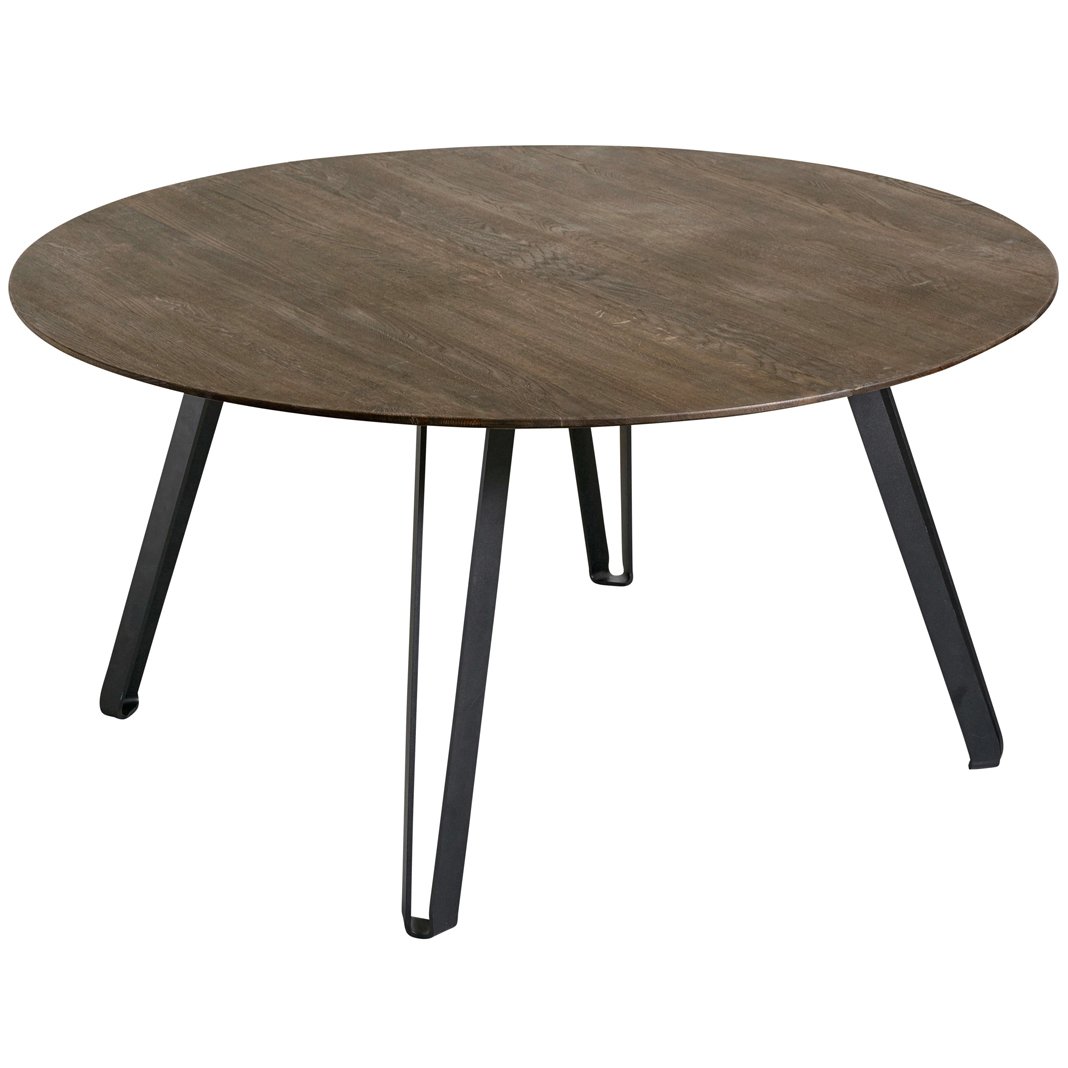 muubs table à manger space ø 120 cm chêne fumé