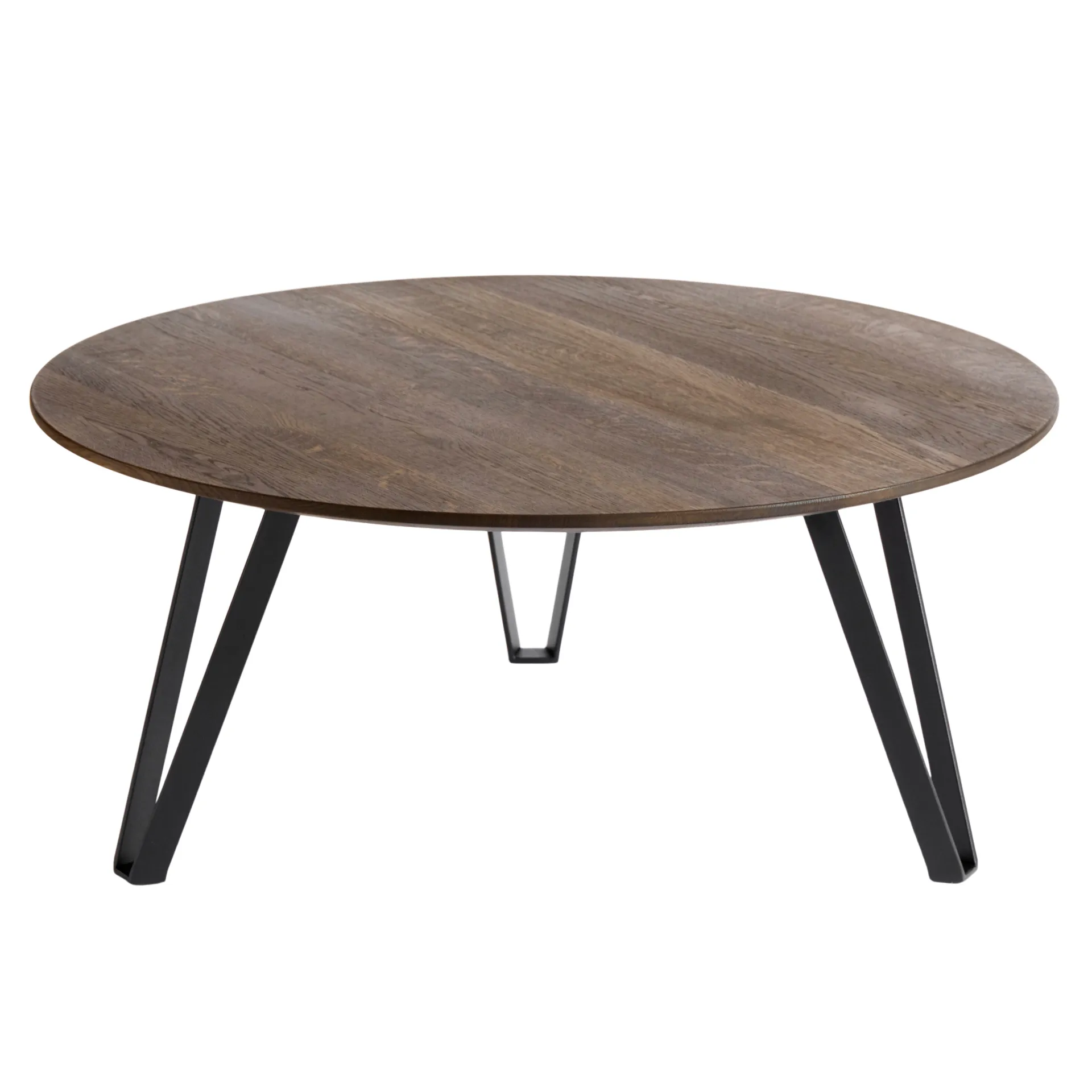 Table basse Space Ø90 cm, Chêne fumé MUUBS