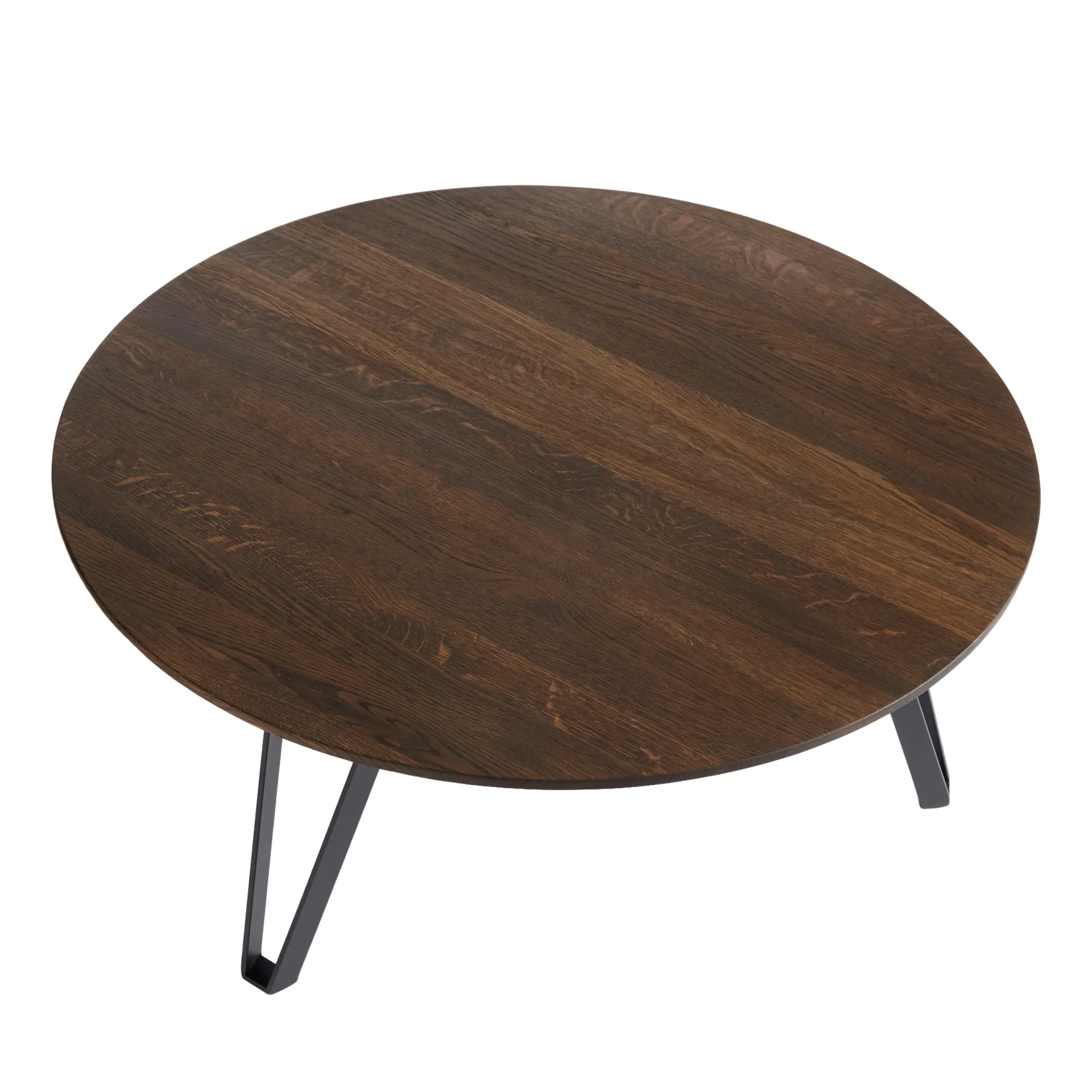 Table basse Space Ø90 cm, Chêne fumé MUUBS
