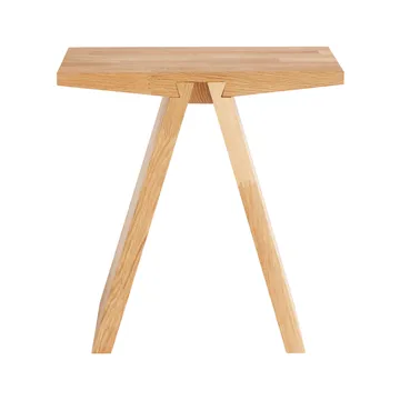 Tabouret Angle 45 cm - Chêne huilé - MUUBS