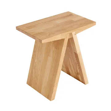 Tabouret Angle 45 cm - Chêne huilé - MUUBS