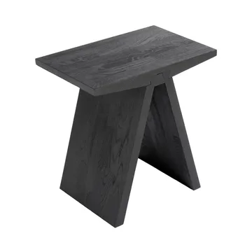 Tabouret Angle 45 cm - Chêne teinté noir - MUUBS